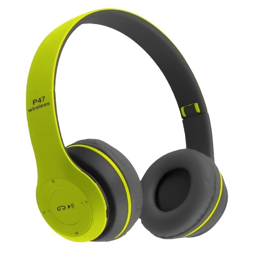 Auricular Bluetooth P47m Verde Gris